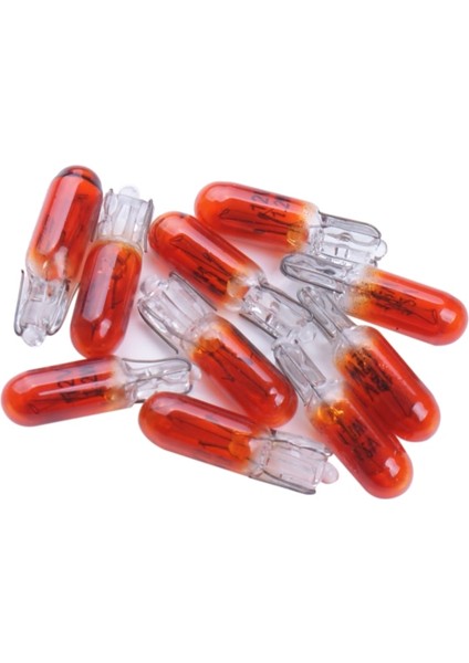 10 Adet Tarzı Kırmızı Blueredamberyellow Adet W2W T5 12V 1.2W Araba Halojen Lamba Gösterge Işıkları Pano Ampulü Oto Iç Işık Araba Styling (Yurt Dışından) fırsatları