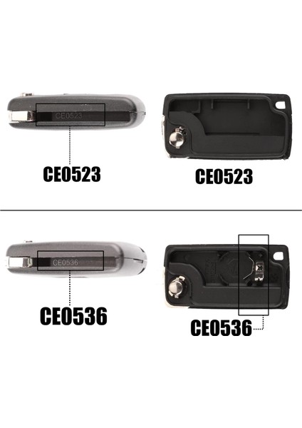 2b CE0523 HU83 Stili Citroen Için Peugeot Citroeasso Için Jingyuqin Flip Uzaktan Araba Anahtarlık Kabuk (Yurt Dışından) fırsatları