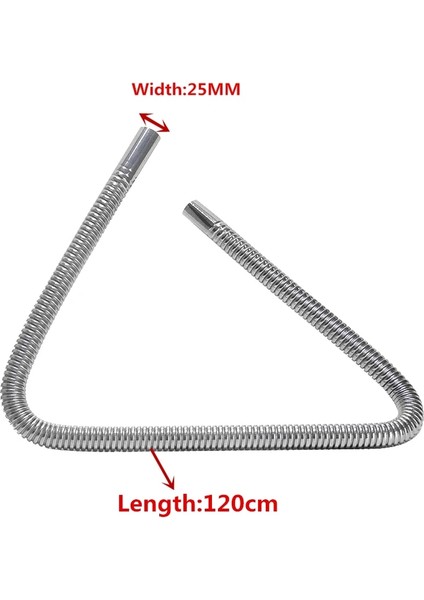 120 cm Egzoz Borusu Stili Taşınabilir Boru Susturucu Egzoz Susturucu Kelepçeleri Braketi ve cm Araba Kaloriferi Için Egzoz Borusu Park Hava Dizel Isıtıcı (Yurt Dışından)