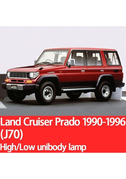 Sis Lambaları Tarzı 1990-1996 J70 Toyota Land Cruiser Prado J70-J150 Için Ynfom LED Farlar Kiti Lowhighfog Lambası, Araba Aksesuarları, Araba Far Ampulleri (Yurt Dışından)
