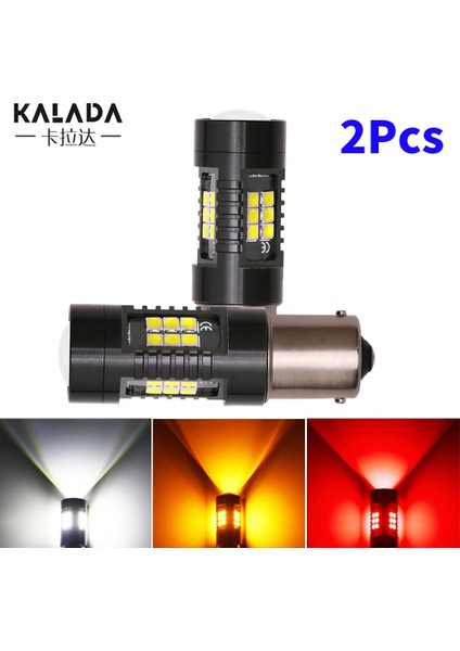 Sarı Stil 7440 T20 2x Araba LED Ampul Canbus Tt Baw BAY15D Araba 12 V Beyaz Amber Için Otomatik Geri Lambası (Yurt Dışından)