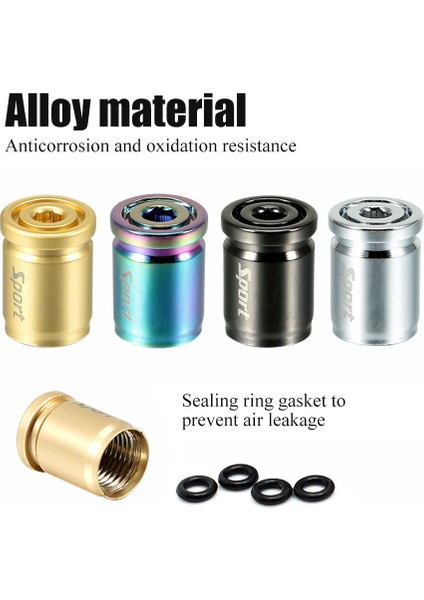 Soluk Pembemsi Gri Tarzı Dsycar 1 Takım Hırsızlığa Karşı Spor Lastik Vana Toz Kapakları Toz Geçirmez Lastik Kapağı Vana Kök Kapakları Arabalar, Bisiklet, Moto Yeni (Yurt Dışından) fırsatları