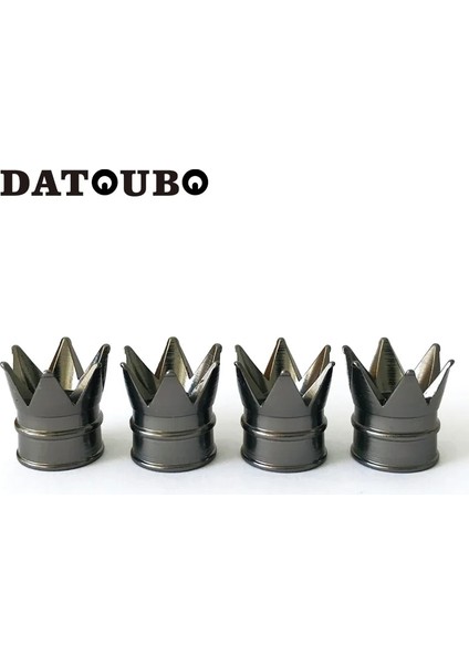 4 Adet Gri Stil Datoubo Yeni Gelmesi Renkli Alüminyum Taç Araba Lastiği Vana Kök Kapakları Lastik Hava Toz Kapakları Kamyon Bisiklet Tekerleği Araba Valf Kapağı (Yurt Dışından)