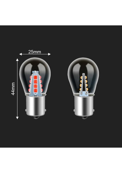 8 LED Sarı 2021 Yeni LED P21W BA15S Araba Işık S Otomatik Araç Geri Dönüş Sinyali Ampul Lambası Drl Beyaz 6000K 12V 24V (Yurt Dışından) modelleri