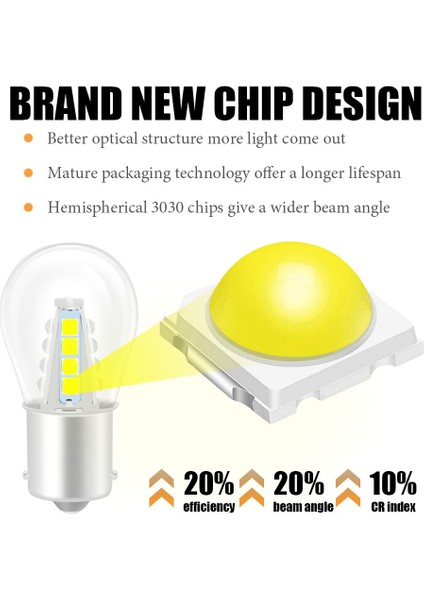 8 LED Sarı 2021 Yeni LED P21W BA15S Araba Işık S Otomatik Araç Geri Dönüş Sinyali Ampul Lambası Drl Beyaz 6000K 12V 24V (Yurt Dışından) fırsatları