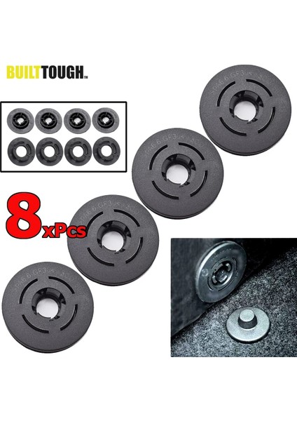 Oe Yuvarlak Stil Araba Halı Paspas Klipleri Zemin Tutucu Tespit Kelepçesi Vw Golf 4 Polo 9n Passat cc B7 Audi A3 A4 A5 A6 Skoda Octavia Superb Için (Yurt Dışından) modelleri
