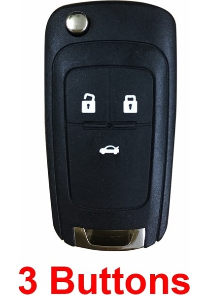 3 Düğme Katlanır Flip Anahtar Kabuk Kılıf Chevrolet Cruze Spark Aveo Captiva Uzaktan Araba Sustalı Kapak Fob 3 Düğme HU100 Blade (Yurt Dışından)
