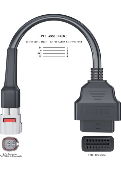 Ktm 6 Pin Stili Için 2021 Obd2 Motosiklet Kablosu Ktm Içın Yamaha Suzuklug Kablo Teşhis Kablosu Obd Adaptörü (Yurt Dışından) fırsatları