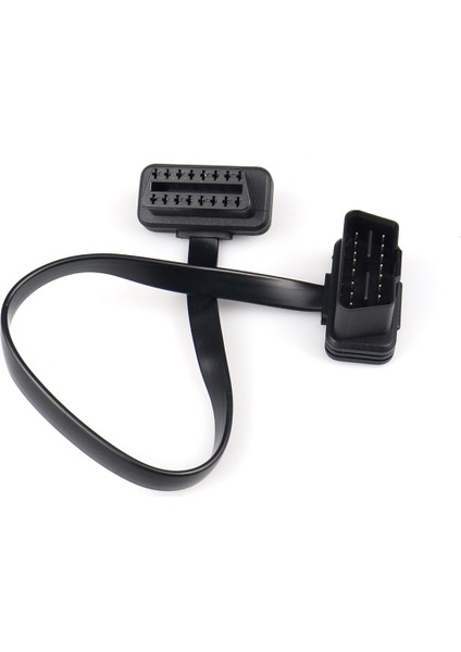 60CM Kablo Stili cm Düz + Ince Erişte Olarak Obd Obdıı Obd Erkek Kadın Araba Tarayıcı Uzatma Kablosu Konektörü (Yurt Dışından) indirimleri