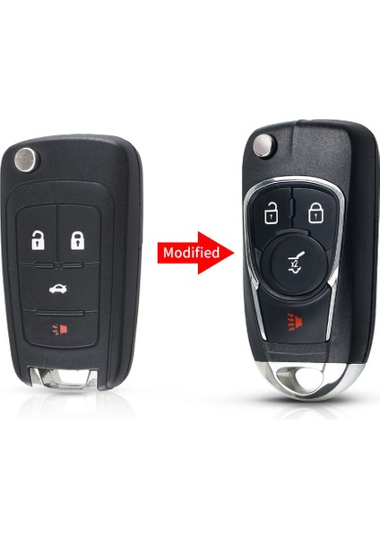 Model 11 Stili Opel Için Keyyou Chevrolet Cruze Aveo Lova Impala Epica Camaro Için Opel Zafira Astra Insignia Modifiye Flip Araba Uzaktan Anahtar Kabuk Kılıf (Yurt Dışından)