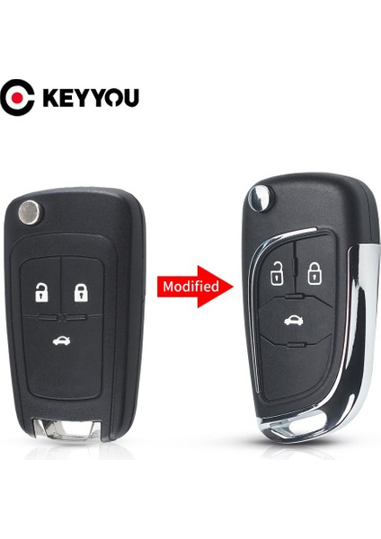 Model 11 Stili Opel Için Keyyou Chevrolet Cruze Aveo Lova Impala Epica Camaro Için Opel Zafira Astra Insignia Modifiye Flip Araba Uzaktan Anahtar Kabuk Kılıf (Yurt Dışından)