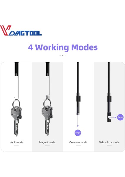 USB Sürüm Stili 2 Milyon 6led'li Android Endoskop Kamera Için Araba USB Otomatik Endoskop Pc Notebook Için Esnek IP67 Su Geçirmez Mikro Kamera (Yurt Dışından)