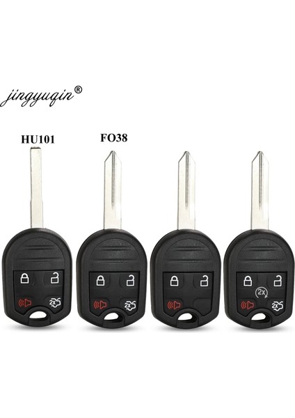 HU101 5 Düğme Stili Jingyuqin Btn Uzaktan Araba Anahtarı Kabuk Fob Kılıf Ford Edge Explorer Ranger Expedition Mustang Escape Toros Mazda Haraç (Yurt Dışından) fiyatları