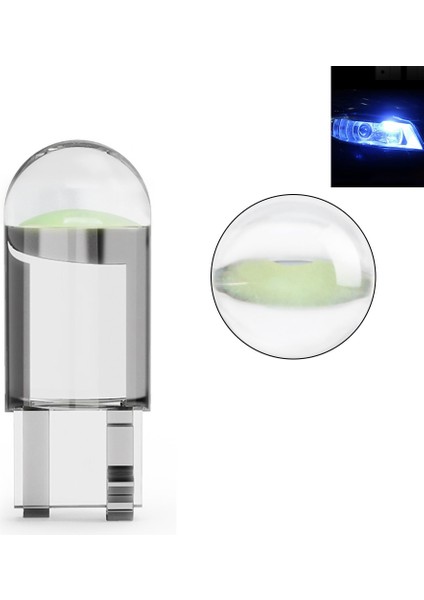 10 Adet Stil Buz Mavisi Süper Parlak T10 W5W Ob LED 6000K Araba Kama Park Işık Yan Kapı Ampul Gösterge Lambası Oto Plaka Işıkları (Yurt Dışından)