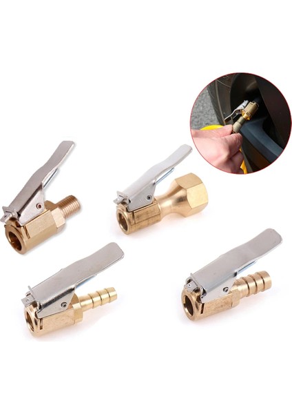 6mm Tarzı 1 Adet Oto Hava Pompası Chuck Klip Araba Kamyon Lastiği Lastik Şişirme Valfi Konnektör Araba Kelepçe Lastik Tamir Araçları (Yurt Dışından)