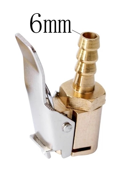 6mm Tarzı 1 Adet Oto Hava Pompası Chuck Klip Araba Kamyon Lastiği Lastik Şişirme Valfi Konnektör Araba Kelepçe Lastik Tamir Araçları (Yurt Dışından)