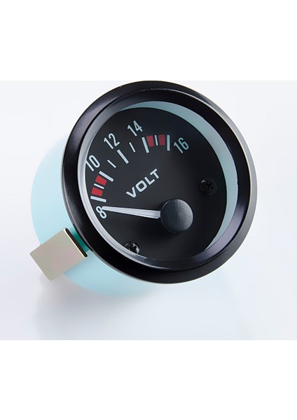 Dragon Gauge Volts Araba Göstergesi Volt Metre 12V Otomatik Enstrüman Voltaj Ölçerler 8 ~ 16V Siyah Çerçeve (Yurt Dışından)