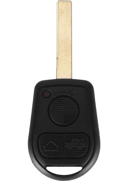 3 Düğme HU92 Bıçak Keyyou 3 Düğme Uzaktan Anahtar Kabuk Bmw E31 E32 E34 E36 E38 E39 E46 Z3 Z4 Kılıf Fob 3 Btn Kesilmemiş Anahtarlık Kılıf (Yurt Dışından)