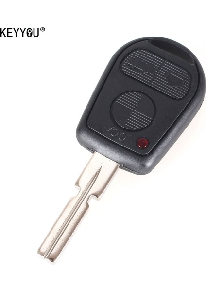 3 Düğme HU92 Bıçak Keyyou 3 Düğme Uzaktan Anahtar Kabuk Bmw E31 E32 E34 E36 E38 E39 E46 Z3 Z4 Kılıf Fob 3 Btn Kesilmemiş Anahtarlık Kılıf (Yurt Dışından)