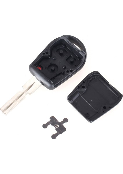 3 Düğme HU92 Bıçak Keyyou 3 Düğme Uzaktan Anahtar Kabuk Bmw E31 E32 E34 E36 E38 E39 E46 Z3 Z4 Kılıf Fob 3 Btn Kesilmemiş Anahtarlık Kılıf (Yurt Dışından)