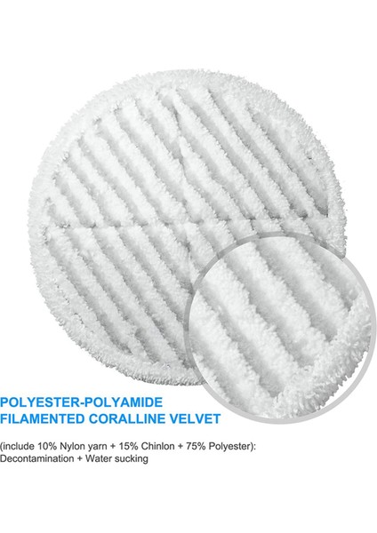 12 Paket Paspas Temizleme Pedi Seti Bissell Spinwave 2039A 2124 Için Yedek Pedler (Yurt Dışından) modelleri