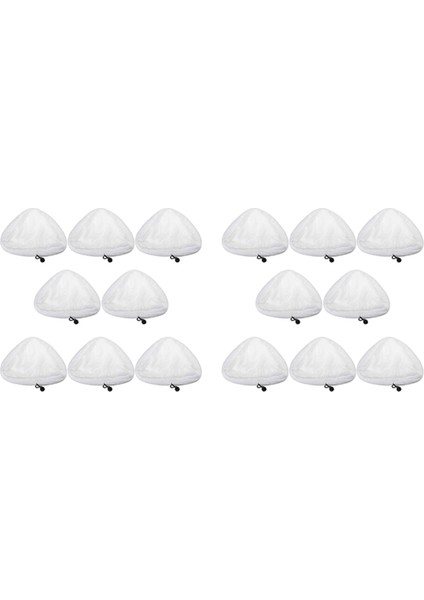 16 Adet Mikrofiber Bez Temizleme Pedi H2O X5 Buharlı Temizleyici Zemin Paspas Vapur Temizleyici Üç Köşeli Değiştirilebilir (Yurt Dışından)