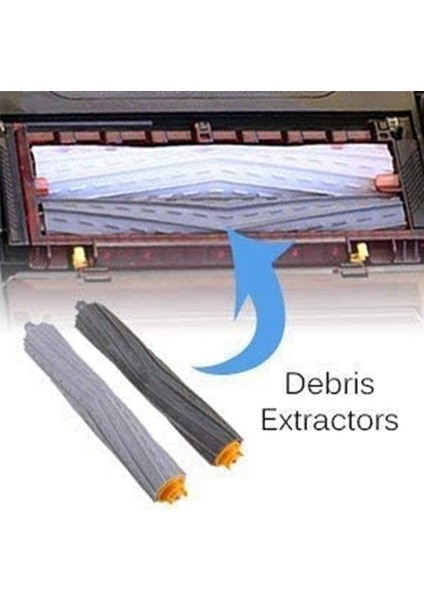 2x Rulo Fırça Irobot Roomba 800 860 870 880 890 900 960 980 Elektrikli Süpürge Parçaları Aksesuarları Için Uygun (Yurt Dışından) modelleri