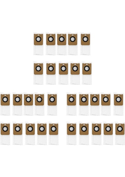 Dreame Bot Z10 Pro Elektrikli Süpürge Yedek Parça Aksesuarları Için 30 Adet Toz Torbası (Yurt Dışından)