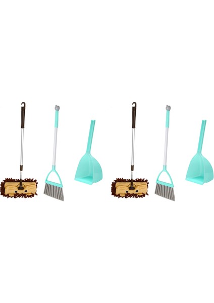 Çocuklar Için Mini Temizlik Temizlik Alet Seti, 6 Adet Komple Sevimli Küçük Paspas, Küçük Süpürge Dahil (Yurt Dışından)