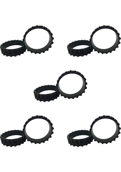 10X Tekerlek Lastikleri Xıaomı 1st 1 S Robotlu Süpürge Roborock S50 S55 S5 Max Tekerlekler Kaymaz Mıjıa (Yurt Dışından)