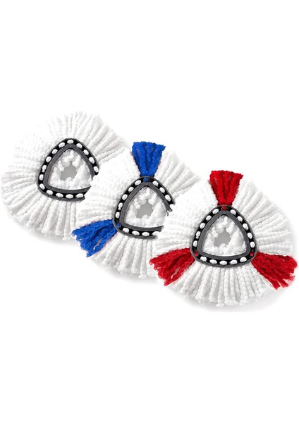 Vileda O-Cedar Döner Üçgen Paspas Kafası Aksesuarları Üçgen Pamuk Ipliği Kafa Paspas Yedek Kumaş (6 Adet) (Yurt Dışından) modelleri