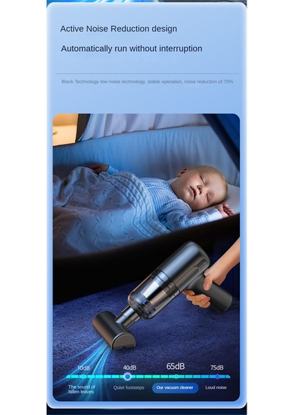 Araba Elektrikli Süpürge Yüksek Güçlü El Mini Elektrikli Süpürge CORDLESS10000PA Şarj Edilebilir Taşınabilir Elektrikli Süpürge (Yurt Dışından) fiyatları