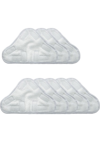 H2O X5 Paspas Üç Köşeli Paspas Için 8 Adet Yedek Buharlı Paspas Mikrofiber Bez Pedi (Yurt Dışından)