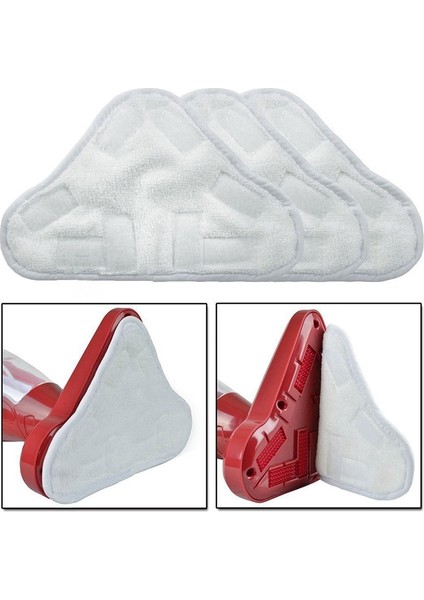 H2O X5 Paspas Üç Köşeli Paspas Için 8 Adet Yedek Buharlı Paspas Mikrofiber Bez Pedi (Yurt Dışından) fiyatları