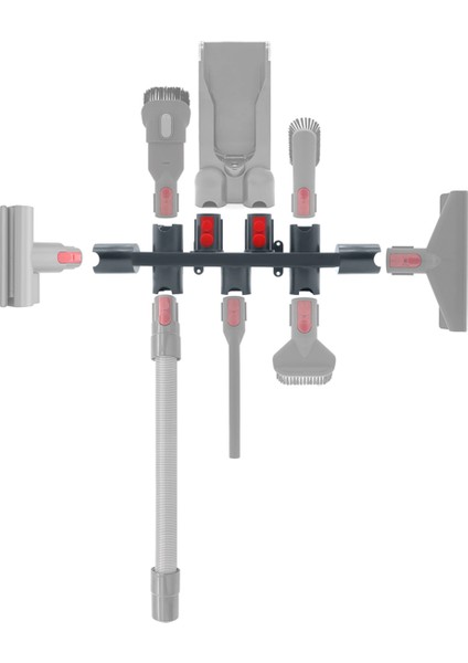 Elektrikli Süpürge Aksesuarları Tutucu, Dyson V7 V8 V10 V11 V15 Bağlantı Istasyonu Için Tutucu, Aksesuar Tutucu Adaptörü (Yurt Dışından)