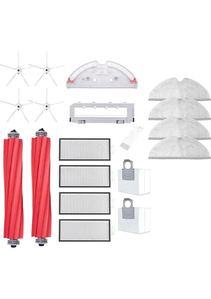 Roborock Q7 Max + Q7 Artı Q7 Max Artı T8 Hepa Filtre Paspas Braketi Su Deposu Toz Kutusu Elektrikli Süpürge Aksesuarları (Yurt Dışından)