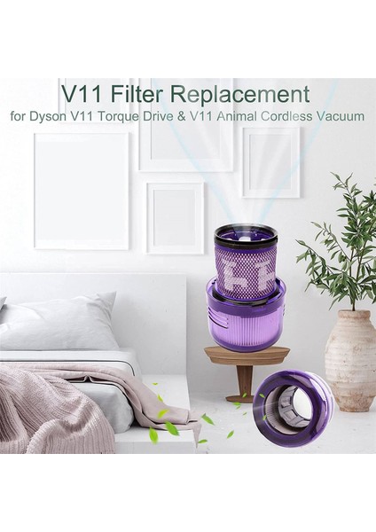 Dyson V11 Elektrikli Süpürge Için 6 Paket Filtreler Değiştirme V11 Tork Tahrik V11 Hayvan Akülü Vakum Hepa Filtre (Yurt Dışından) fırsatları