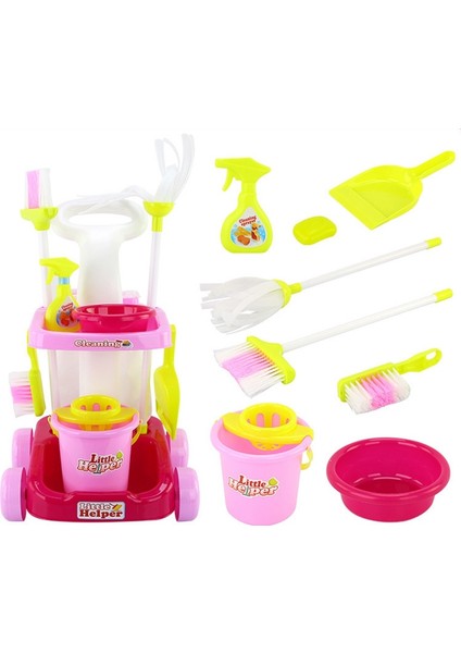 Yeni Yürümeye Başlayan Çocuklar Için Çocuklar Temizlik Seti Küçük Yardımcı Çocuk Oyuncak Oyna Pretend Temizlik Malzemeleri Seti Temizlik Oyuncak Oyun Seti (Yurt Dışından)