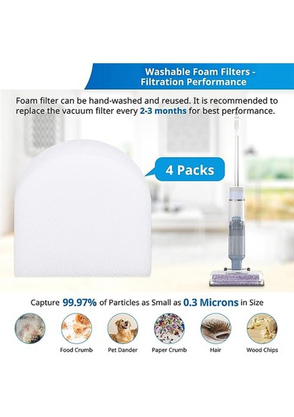 Shark WD100/WD200 Çamaşır Makinesi Için Uygun Ana Fırça Rulo Fırça Peluş Fırça Filtre Elemanları Filtre Pamuk Filesi (Yurt Dışından) indirimleri