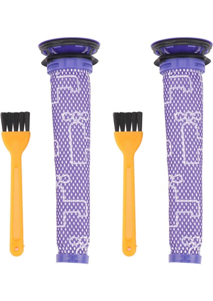 Dyson V6 Yedek Için 2x Yedek Filtre, Dyson V7 V8 DC58 Hayvan Elektrikli Süpürge Için Yıkanabilir Ön Motor Çubuk Filtreleri (Yurt Dışından)