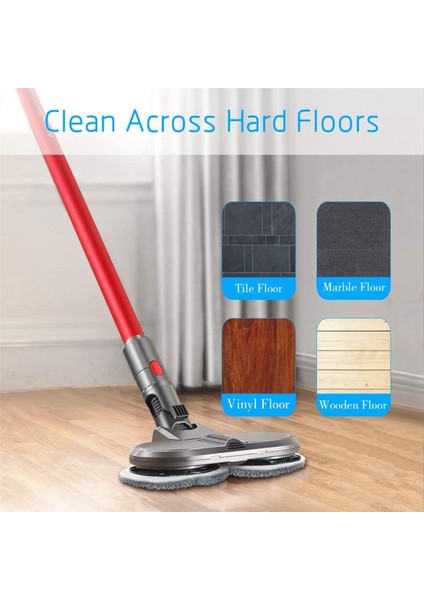 Dyson V7 V8 V10 V11 V15 Elektrikli Süpürge Için Elektrikli Paspas Ataşmanı, Çıkarılabilir Su Tankı Dahil (Yurt Dışından) indirimleri