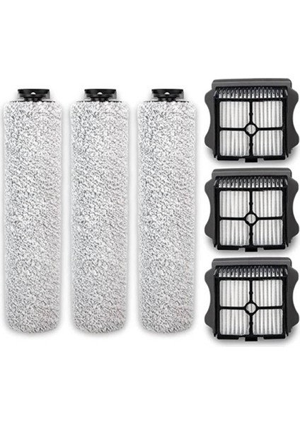 Tineco Floor One S3 ve Ifloor 3 Kablosuz Islak Kuru Süpürge ile Uyumlu 9x Yedek Rulo Fırça ve Filtre Kiti (Yurt Dışından) fiyatları