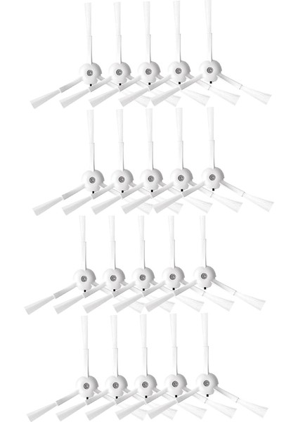 Xiaomi Roborock S6 Maxv, S6, S6 Pure, E4, S4, S5 Max, S5, E35 E2 Robotik Elektrikli Süpürge Için 2x Yedek Yan Fırça (Yurt Dışından)