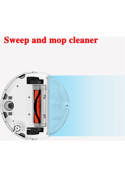4 Adet Tam Kapak Tasarımı Paspas Xiaomi Mijia 1c 1t F9 D9 Robot Vakum Paspas Kuru Islak Paspas Bezi Parçaları Su Deposu Paçavra (Yurt Dışından)