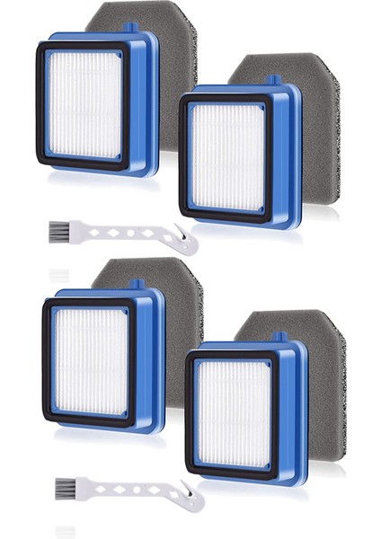 Aeg Askw1,qx6,qx7,qx8-2 Için 2 Takım Yedek Filtre, Aeg Qx8-2-Anim Qx6 Akülü Elektrikli Süpürge Için Yedek Filtre (Yurt Dışından)