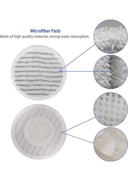 2 Adet Paspas Pedleri Yedek Köpekbalığı S7000 S7001 T2 T21 U6002 Buhar ve Fırçalama Hepsi Bir Arada Ovma Mops (Yurt Dışından) fırsatları