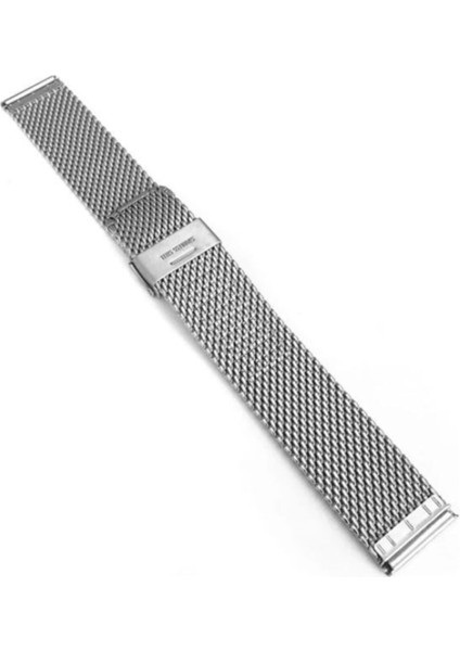 Gümüş Hasır Çelik Saat Kordon 20MM890416049233561 modelleri