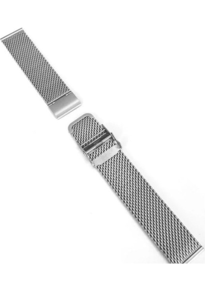 Gümüş Hasır Çelik Saat Kordon 20MM890416049233561 fırsatları