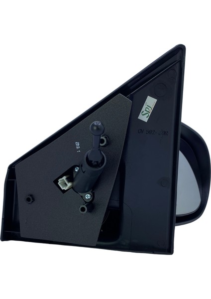 Dış Dikiz Aynası Renault Clio Hb 2009-2012 Mekanik, Sensörlü, Manuel Katlama, Siyah Kapak, 2 Pin indirimleri