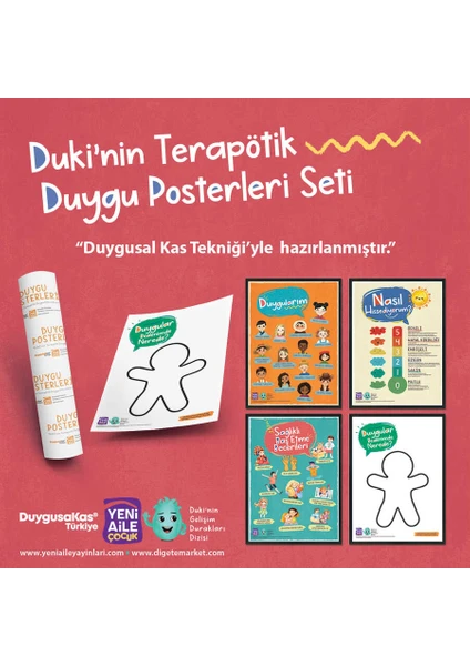 Duki'nin Terapötik Duygu Posterleri Seti (Materyal ve Yayın) - Çağla Tuğba Selveroğlu